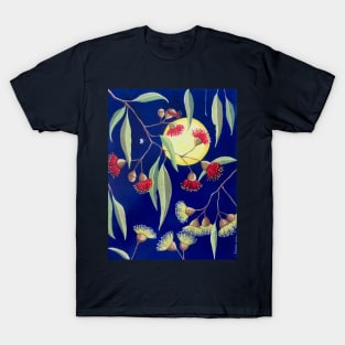Australian Gum Blossoms in the Moonlight T-Shirt